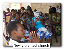 Newly planted church